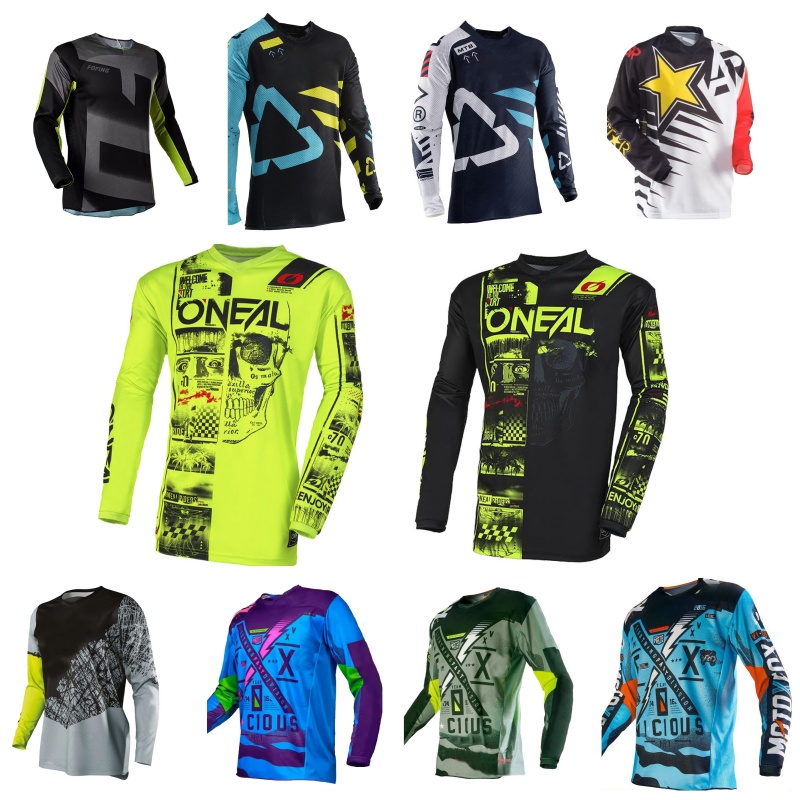 Motorcycle Gear Cycle - Breathable Quick Dry Motocross Jersey Men
