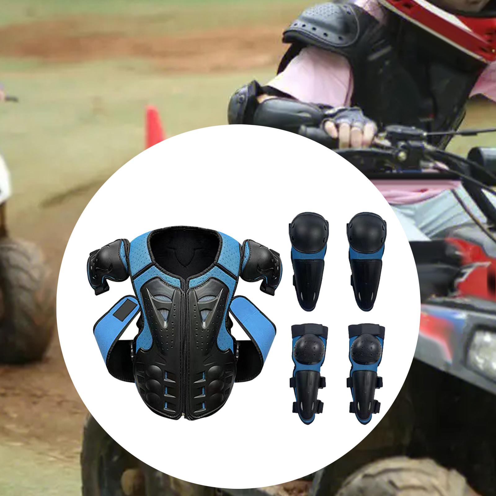 Motorcycle Gear Mesh - Kids Motorcycle Armor Suit Breathable Mesh