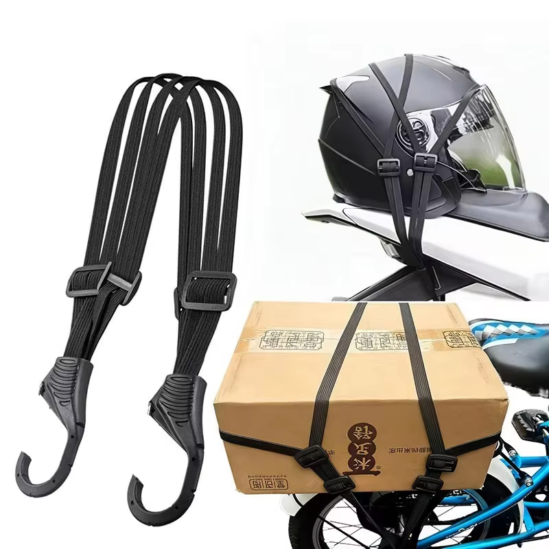 Motorcycle Gear Mesh - Universal 60/90cm Motorcycle Luggage Strap Moto