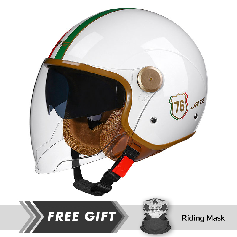 DOT ECE Approved Retro 3/4 Ope - Motorcycle Gear In Store ulasan dan harga