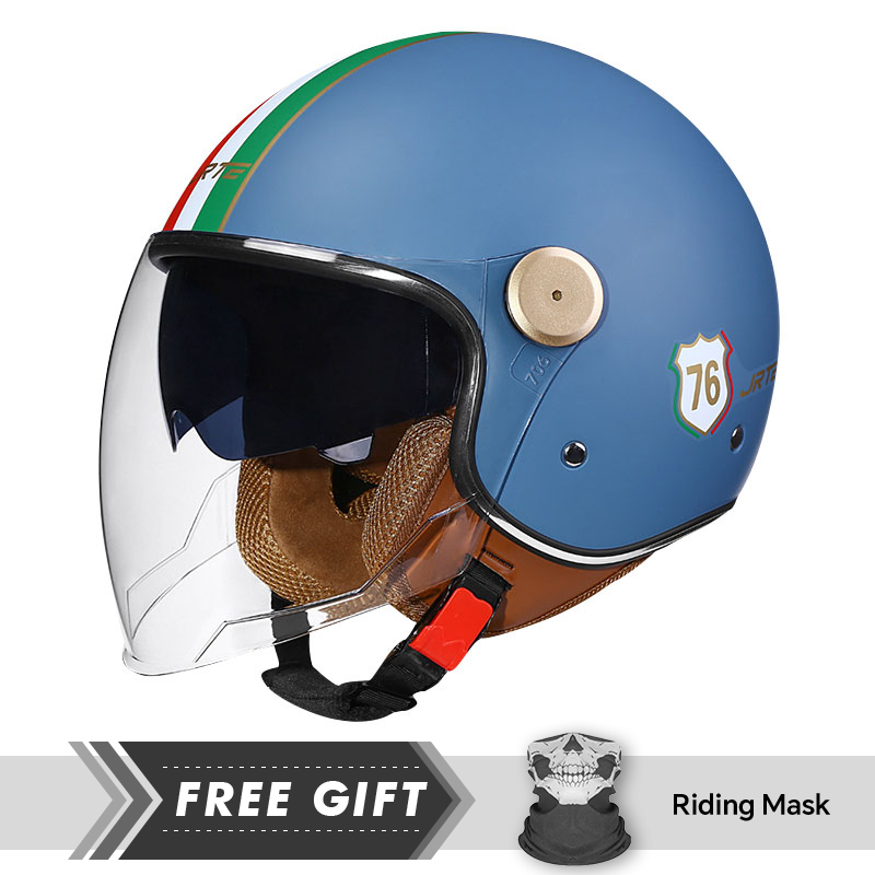 DOT ECE Approved Retro 3/4 Ope - Motorcycle Gear In Store ulasan dan harga