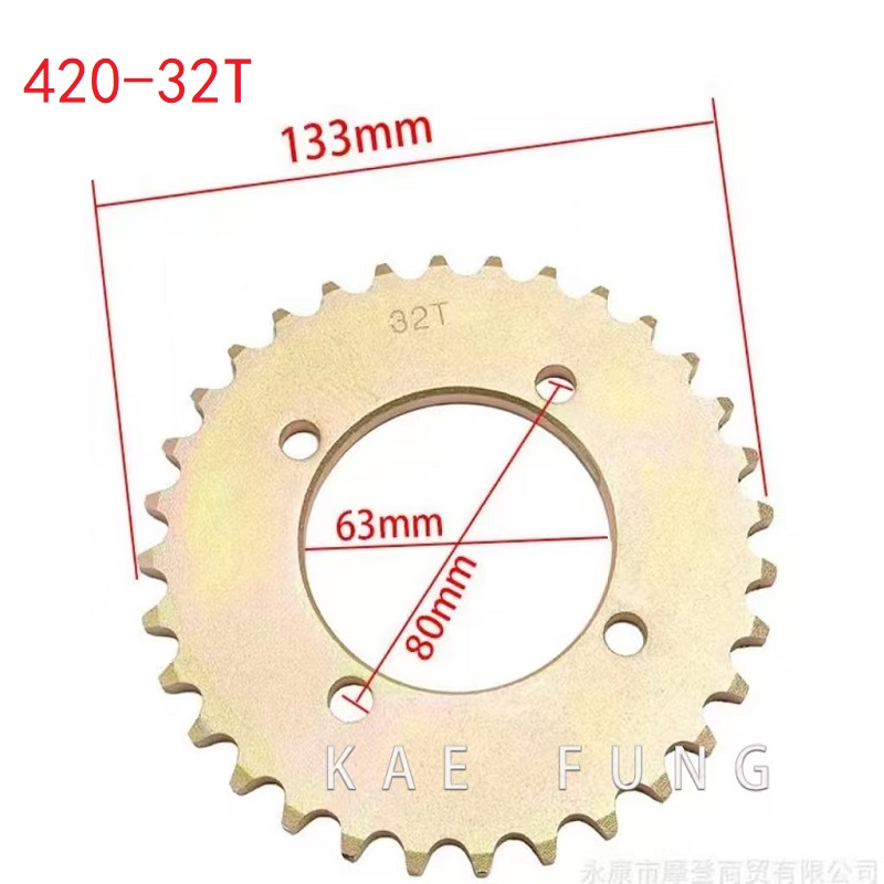 32 Teeth Motorcycle scooter ch - Motorcycle Gear Brands ulasan dan harga
