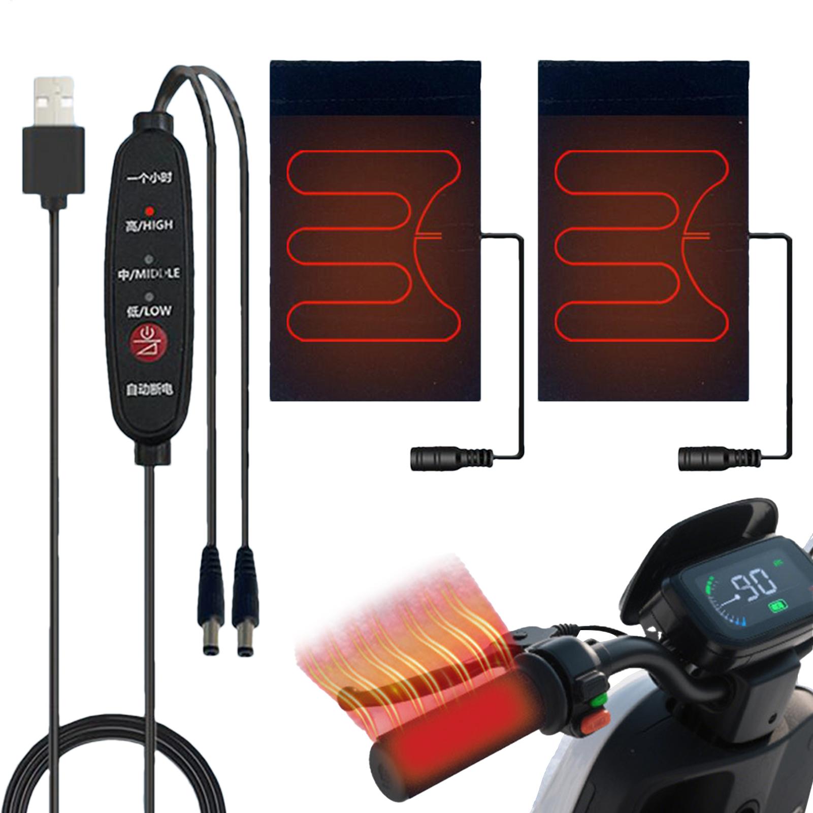 5V Heated Motorcycle Grips USB - Handlebar Grip Heated ulasan dan harga