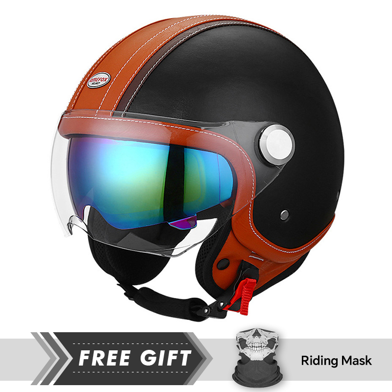 White Orange Original Open Fac - Motorcycle Gear In Store ulasan dan harga