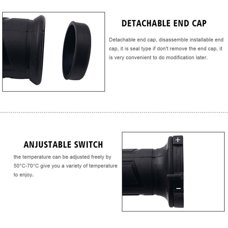 22mm Motorcycle Hand Heated Gr - Handlebar Grip Heated ulasan dan harga