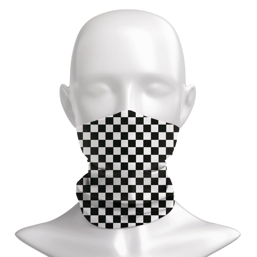 Plaid Pattern Headband Outdoor - Motorcycle Gear ulasan dan harga