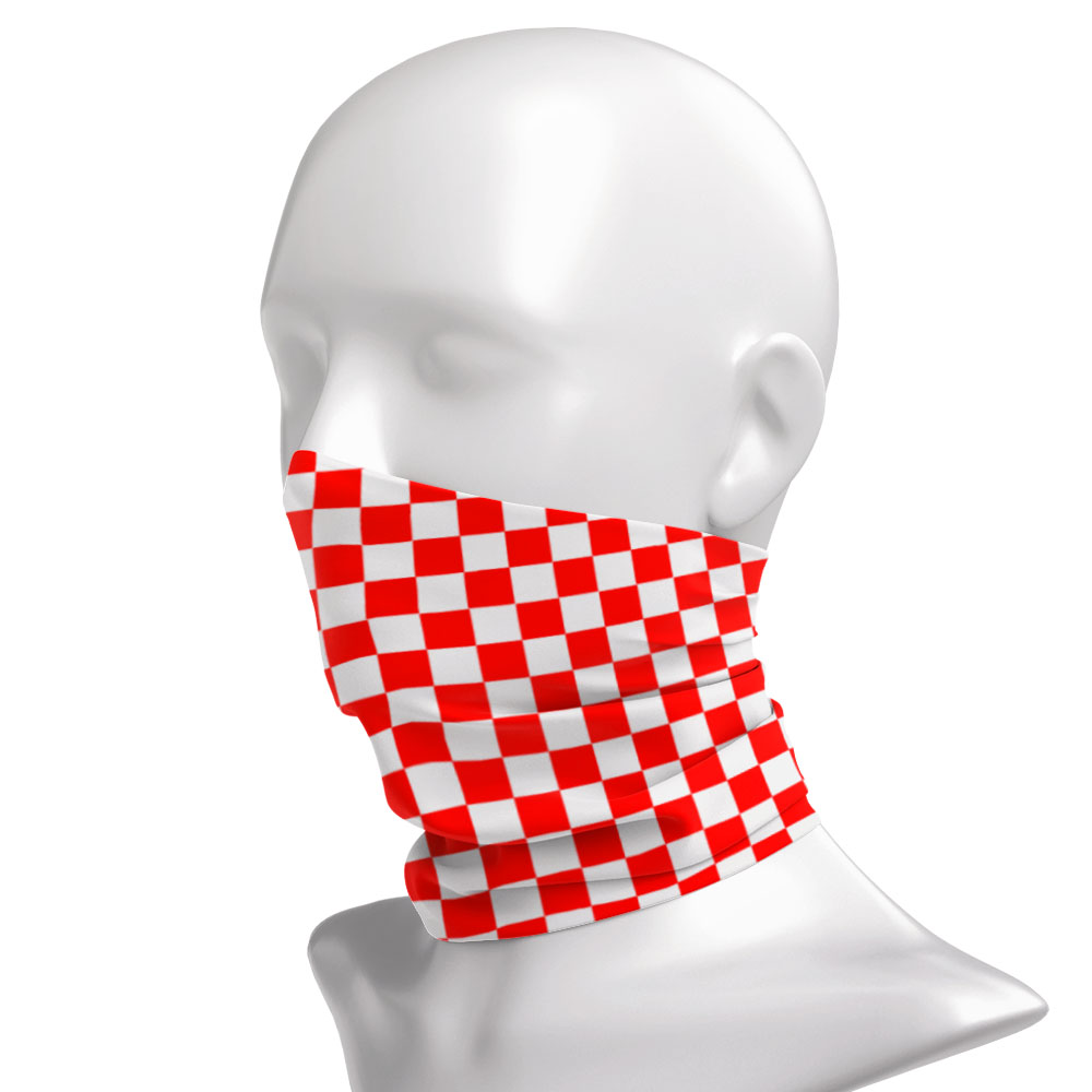 Plaid Pattern Headband Outdoor - Motorcycle Gear ulasan dan harga
