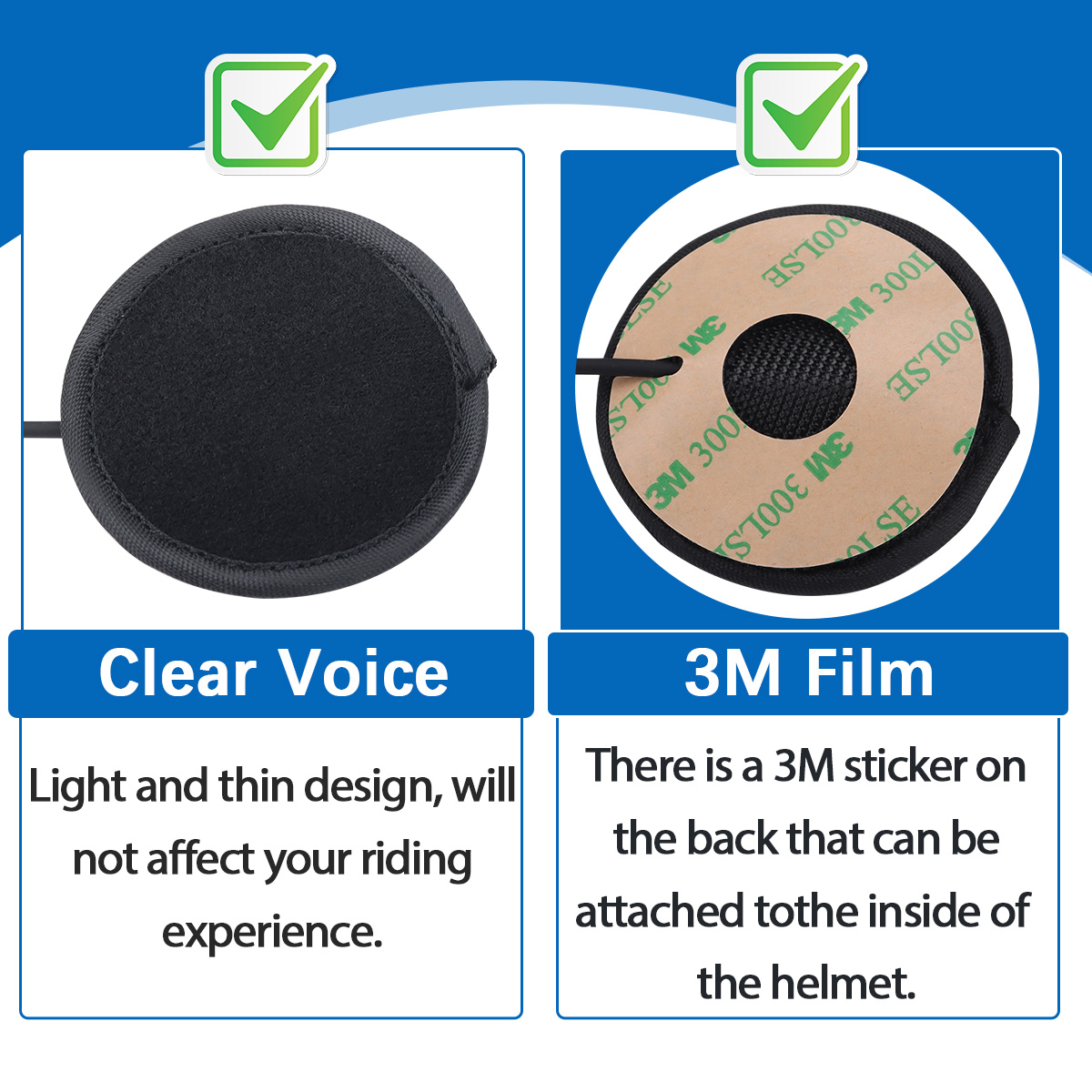 ABBREE Motorcycle Helmet Heads - Intercom Headset Helmet ulasan dan harga