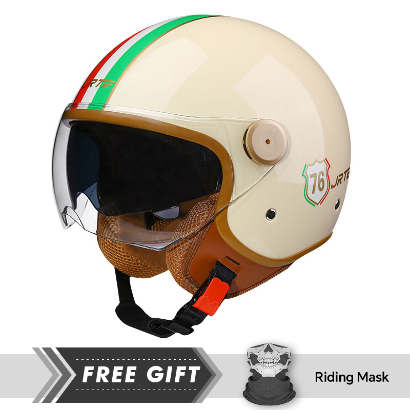 Double Lens Open Face Motorcyc - Motorcycle Gear In Store ulasan dan harga
