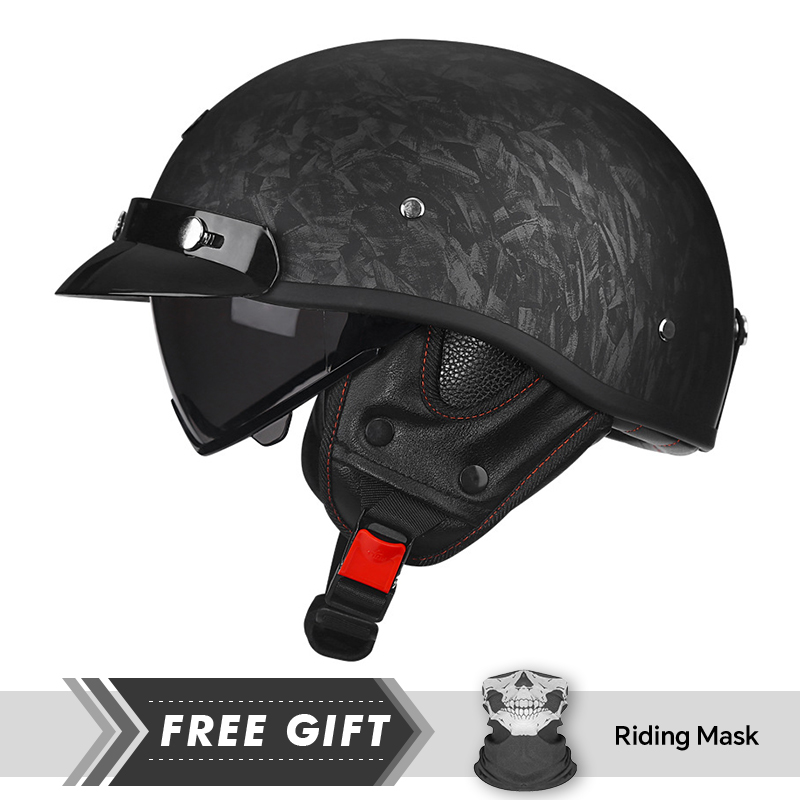 Half Motorcycle Helmet DOT ECE - Motorcycle Gear In Store ulasan dan harga