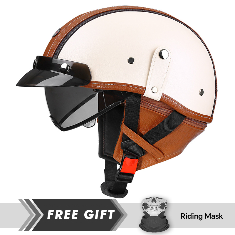 Men's Retro Motorcycle Half He - Motorcycle Gear In Store ulasan dan harga