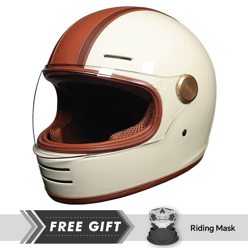 Vintage Full Face Motorcycle H - Motorcycle Gear In Store ulasan dan harga