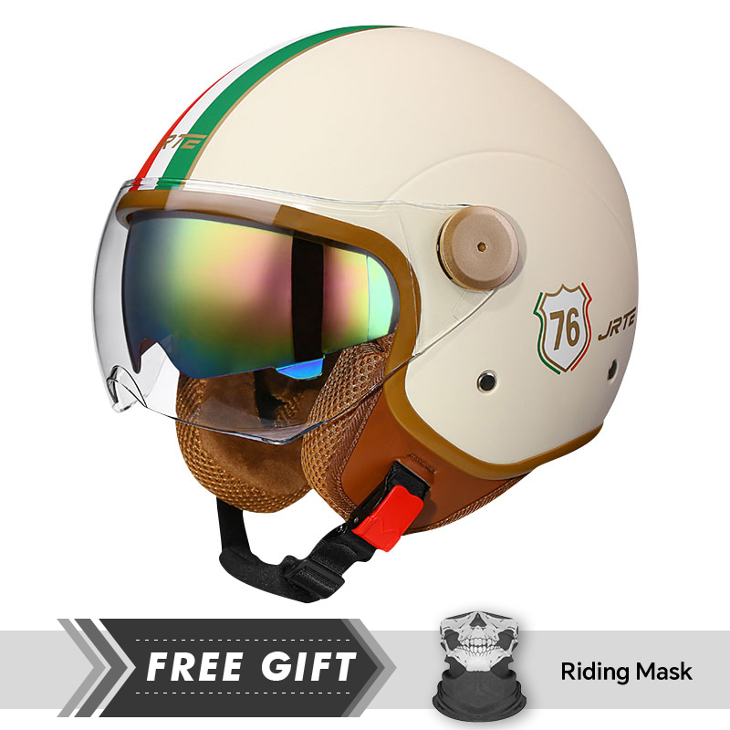 Double Lens Motorcycle Helmets - Motorcycle Gear In Store ulasan dan harga