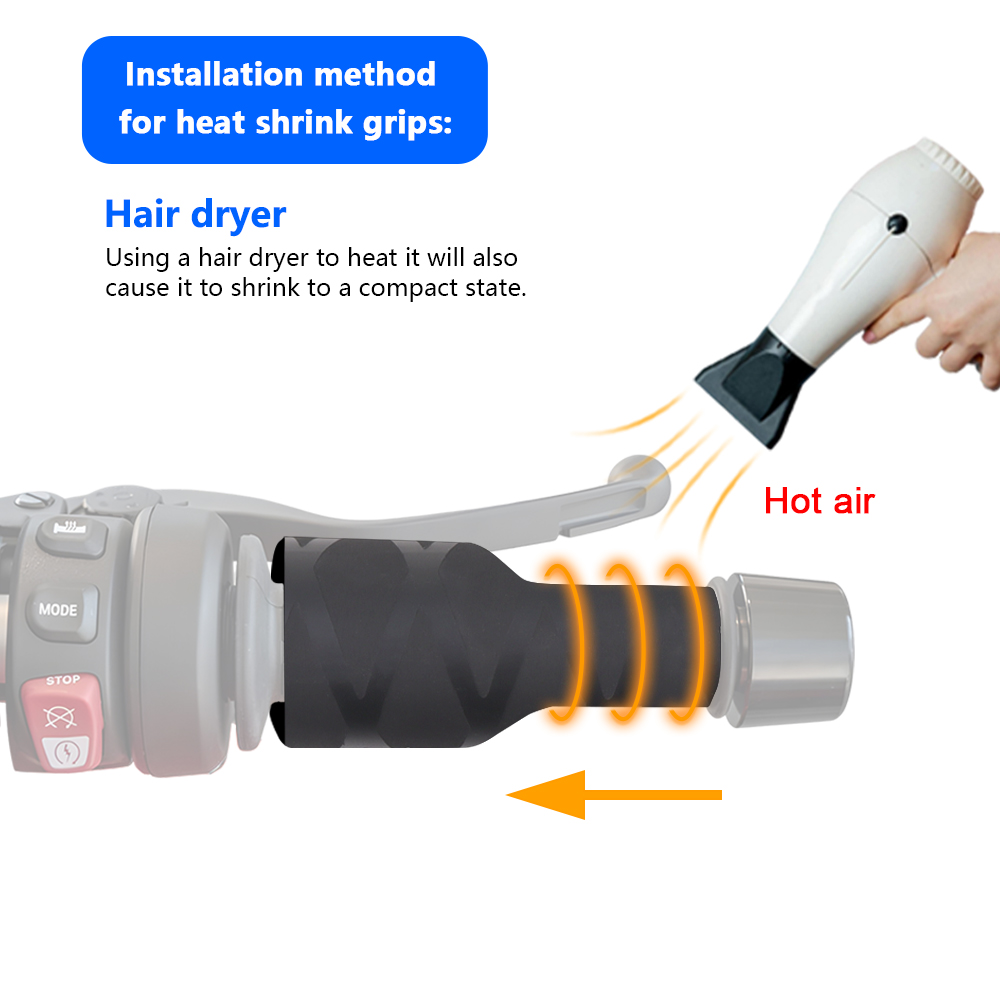 Motorcycle Heat Shrinkable Gri - Handlebar Grip Heated ulasan dan harga