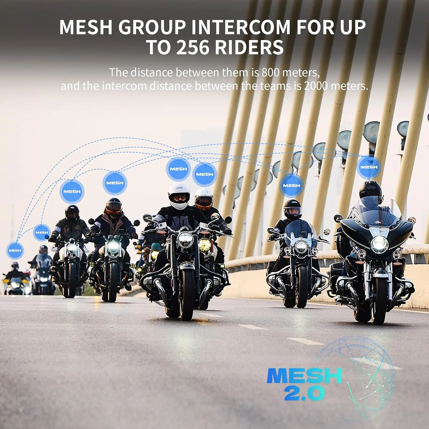 FX Plus Motorcycle Bluetooth H - Intercom Headset Helmet ulasan dan harga