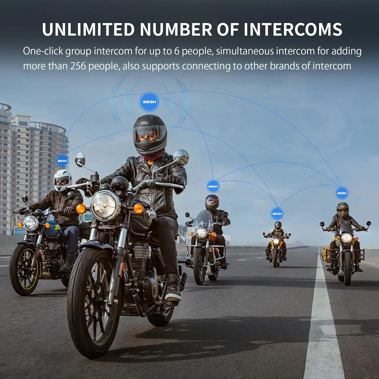 FX Plus Motorcycle Bluetooth H - Intercom Headset Helmet ulasan dan harga