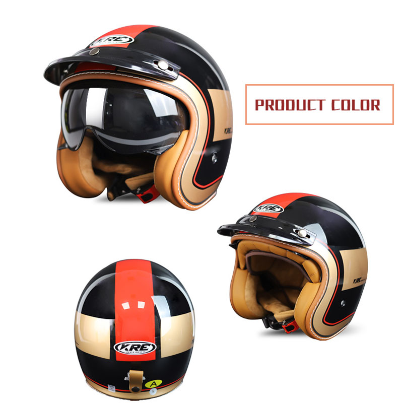 SOMAN Open Face Motorcycle Hel - Motorcycle Gear In Store ulasan dan harga